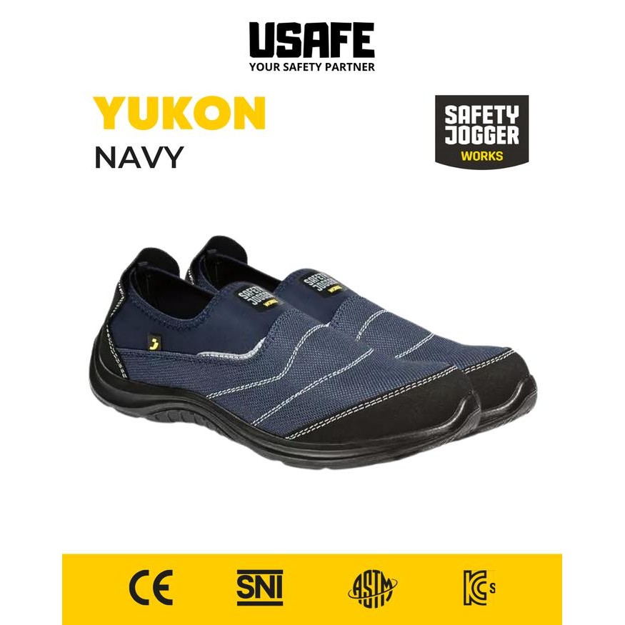 Sepatu Safety Jogger Yukon Navy Blue