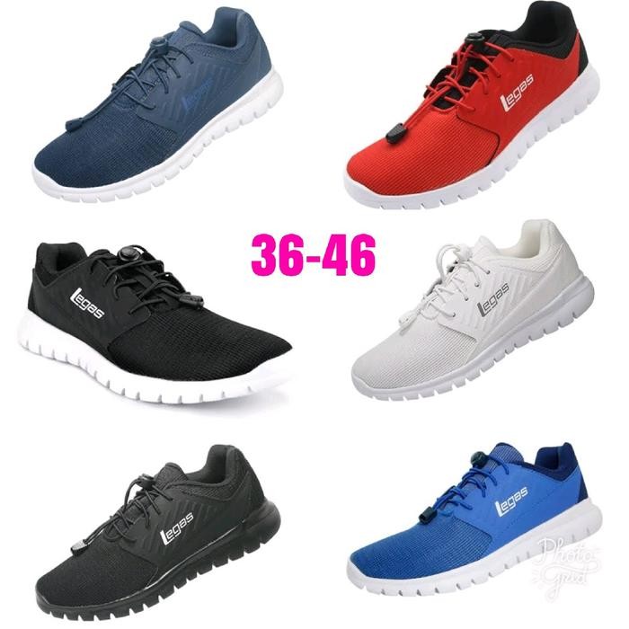 Sepatu League Legas Freedom La U Running Shoes Unisex Cowo Cewe Original