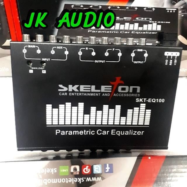 (Allthebest) Parametrik Equalizer Car Audio Pre-Amp Karaoke Audio sytem SKELETON