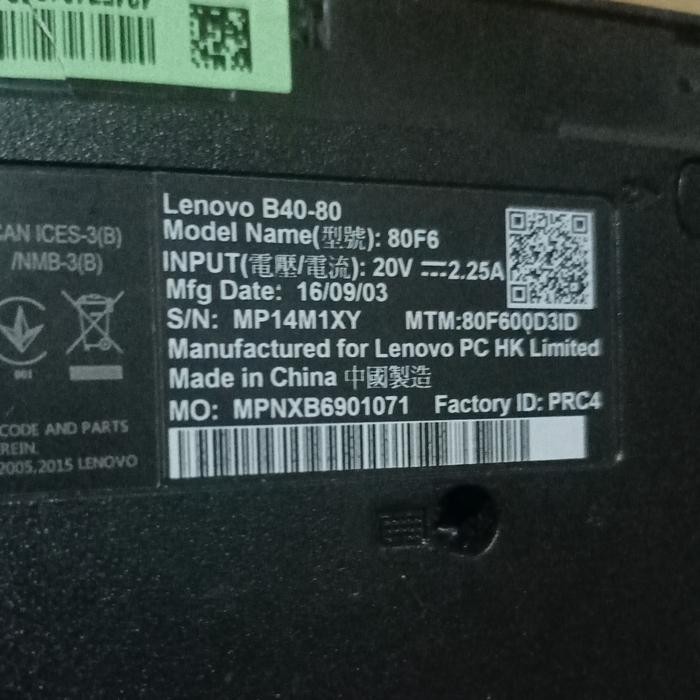 Casing laptop lenovo B40 B40-30 B40-40 B40-70 B40-80