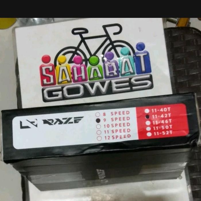 Paling Laris Sprocket 9 Speed 11-42 Raze - Sproket 11-42 Raze 9 Speed