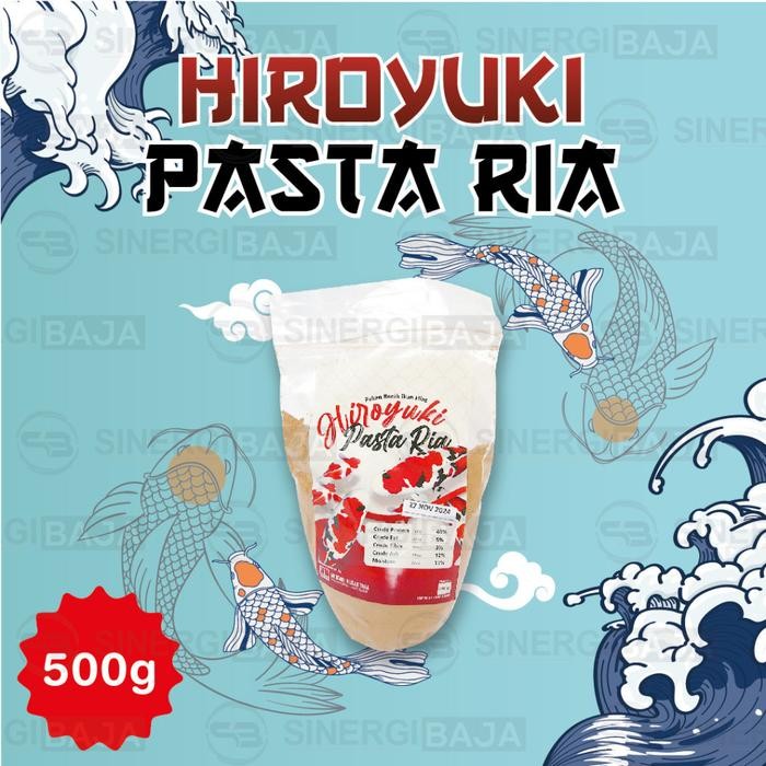 HIROYUKI PASTARIA 500GR SUPER BULKY PAKAN IKAN POWDER BURAYAK KOI KOKI