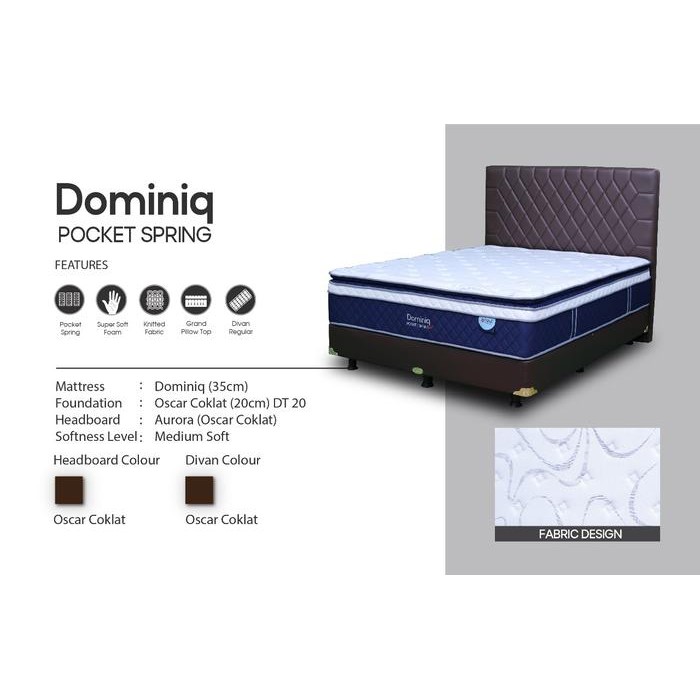 Springbed CENTRAL - Multibed - Spring Bed 2 in 1 - Deluxe - Dominiq