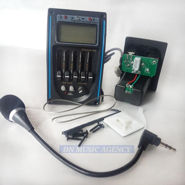 EQ / Equalizer /spul/pickup /preamp gitar prener LC plus mic