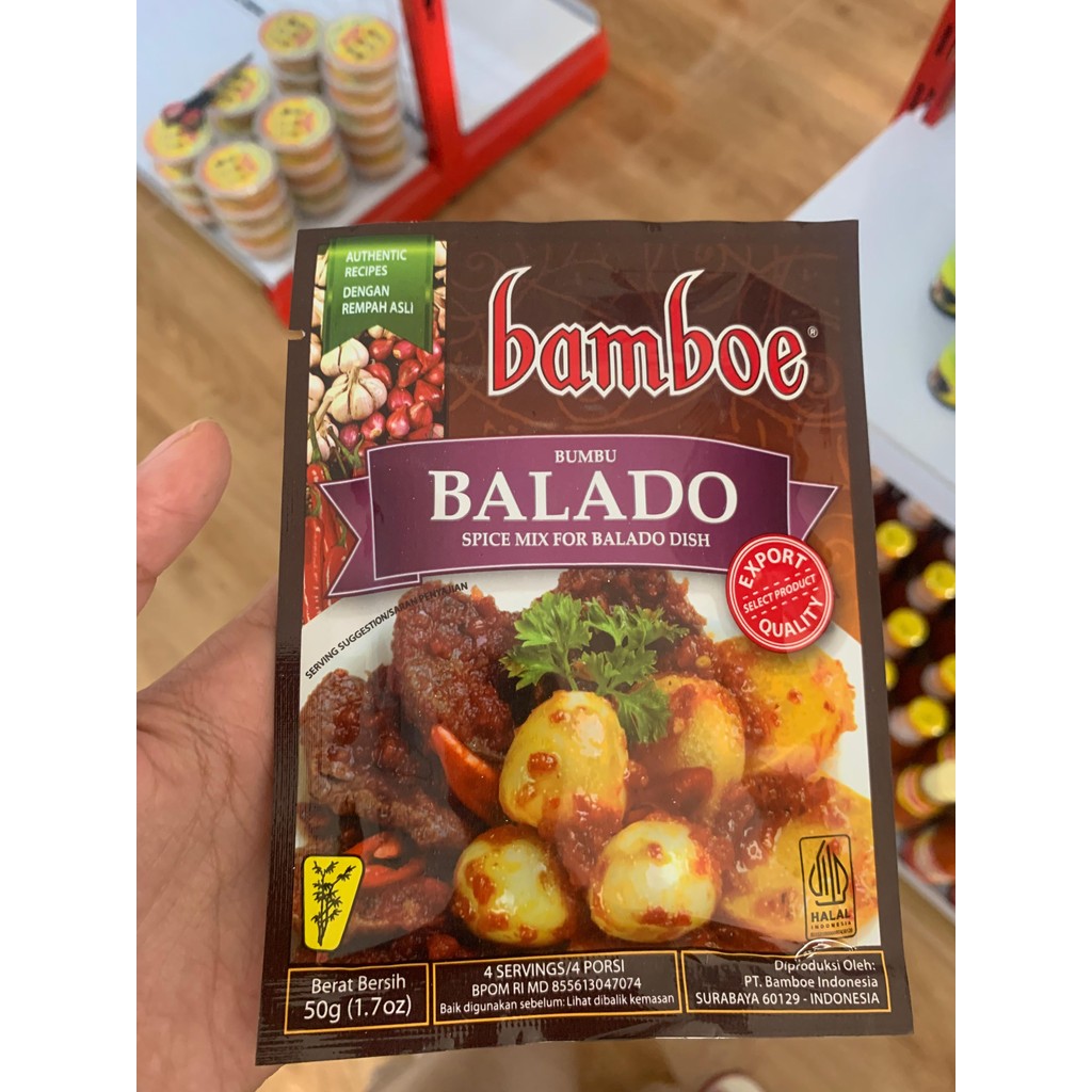 

BAMBOE BUMBU BALADO 50G