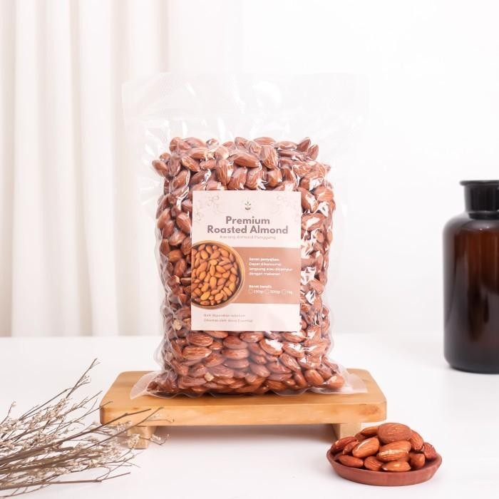 

Alora Roasted Almond 1 Kg - Kacang Almond Panggang Alora 1 Kg