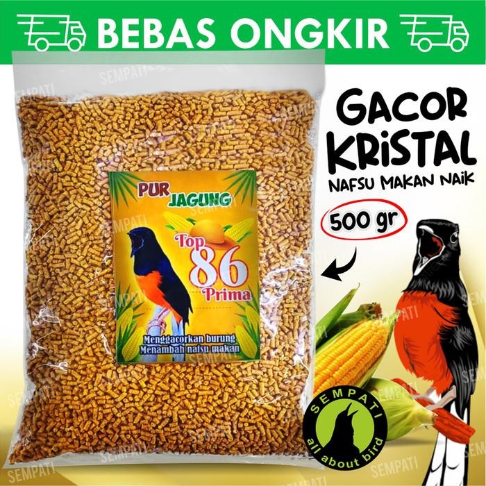 SEMPATI Pur Jagung Top 86 Prima Voer Pur Kuning Pakan Makanan Penggacor Burung Murai Kacer Cucak