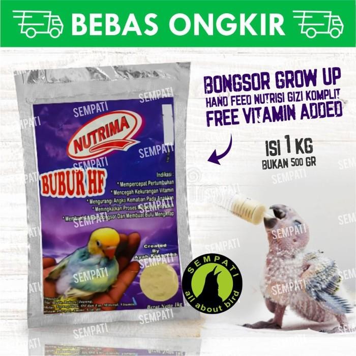 BUBUR HF NUTRIMA PAKAN ANAKAN PIYEK BURUNG LOVEBIRD LOLOHAN SPET