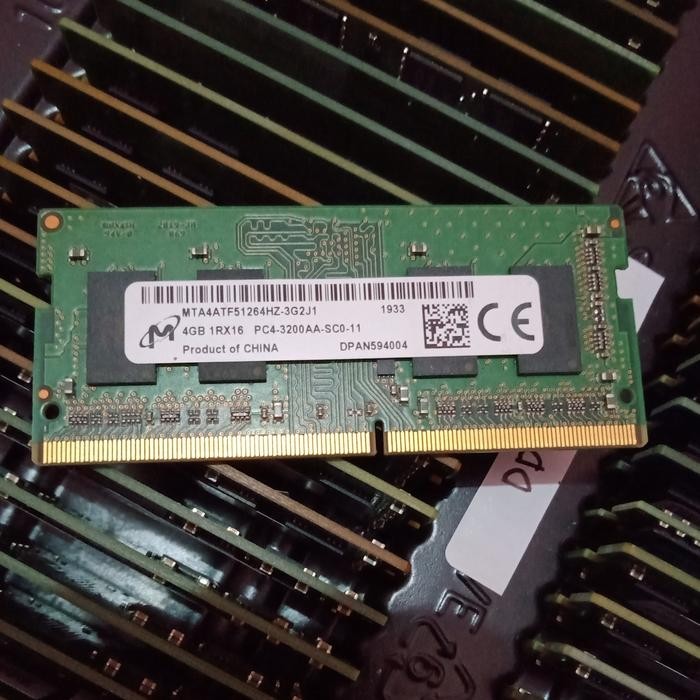 Sodimm ram memory laptop 4GB ddr4 pc4 3200aa 3200mhz MICRON