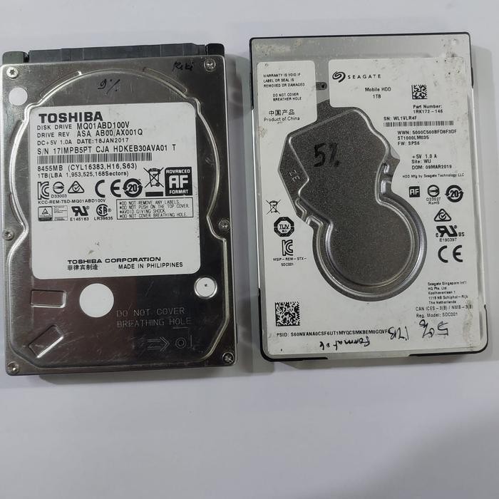 hdd hardisk laptop seagate 1TB sata 2,5inch murah sentinel 5%