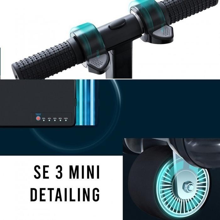 Air wheel SE3 Mini Smart Suitcase Riding Luggage 20inch - Air wheel SE3 Mini Koper Elektrik Skuter -