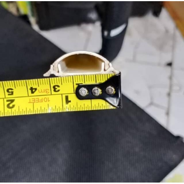 [Allthebest] Kabel duct lantai floor cable duct 10x35 melengkung oval