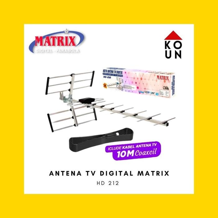 (Allthebest) ANTENA MATRIX HD212 / HD 212 / HD-212 ANTENA TV DIGITAL +