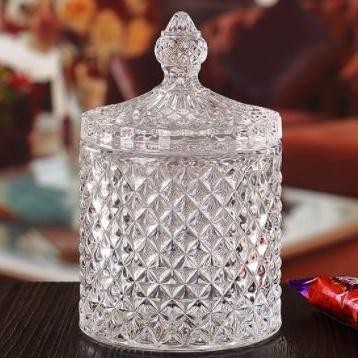 (Allthebest) Crystal Jar / Candy Jar TG1030-5.5 Gift / Wedding Souvenir /