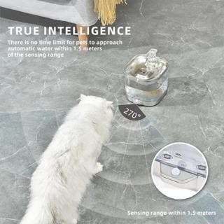 Paling Laris Tempat Minum Kucing Anjing Air Mancur Stainless Charger Otomatis / Dispenser Air