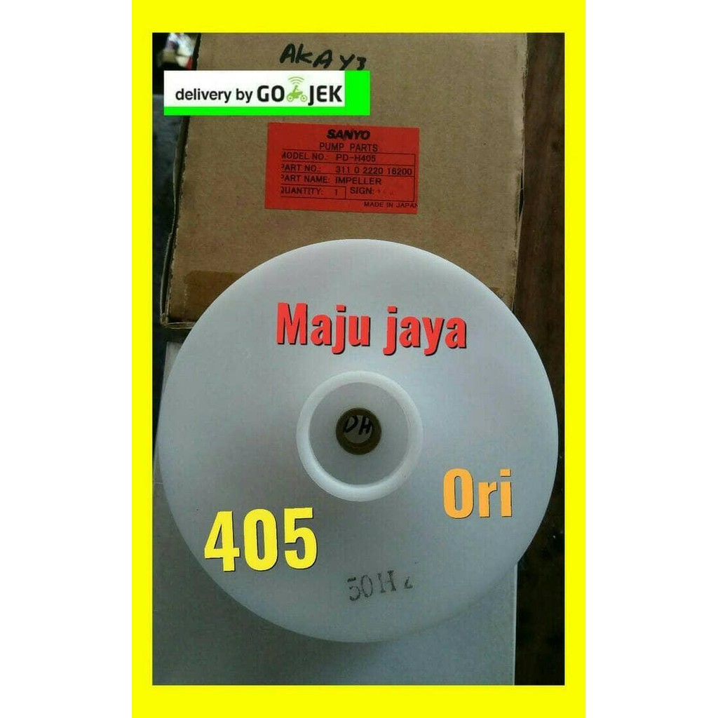 Impeller/Kipas Sedot pompa air Sanyo PDH 405 (ORIGINAL) jet pump