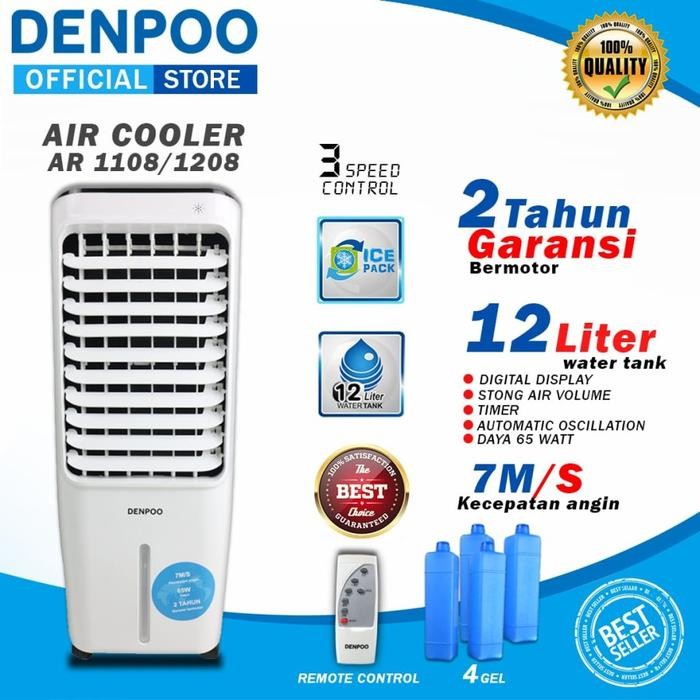 Denpoo Air Cooler Pendingin Ruangan Ar 1108/1208