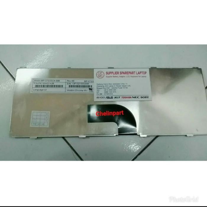 Keyboard Laptop Wearnes Quarda CI-1423 BENQ S43 S46 MP-07G33U4-698