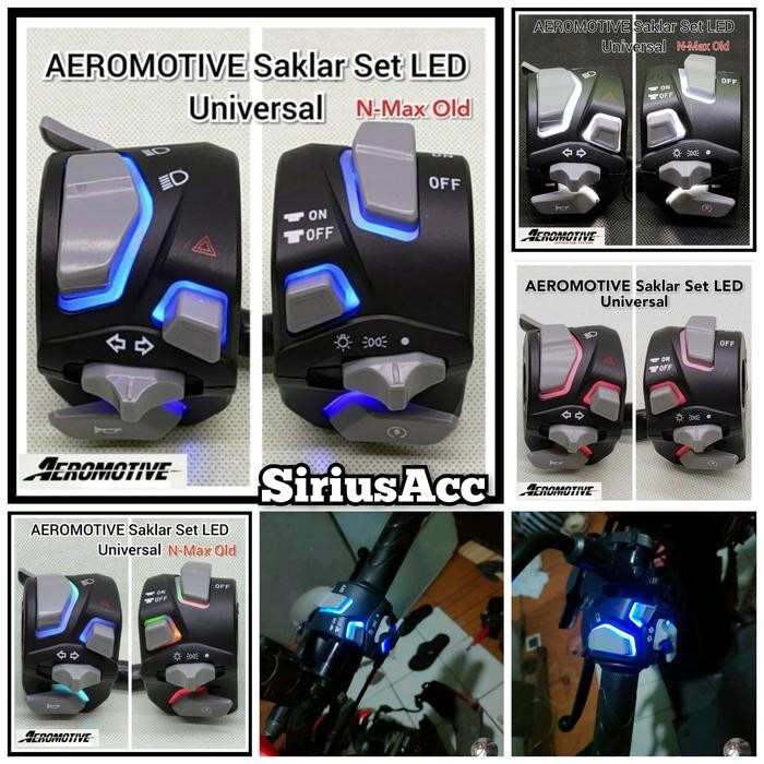 Saklar LED Vietnam Original Aeromotive Set PNP Nmax Old Universal