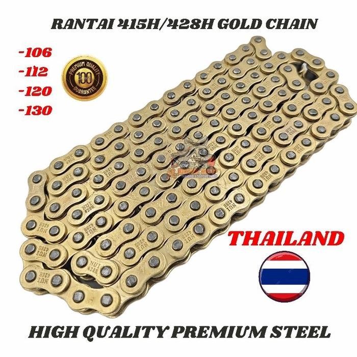 Rante Rantai Gold Emas 428 H 428H Thailand 106 112 120 130 L Thailand Gold Chain