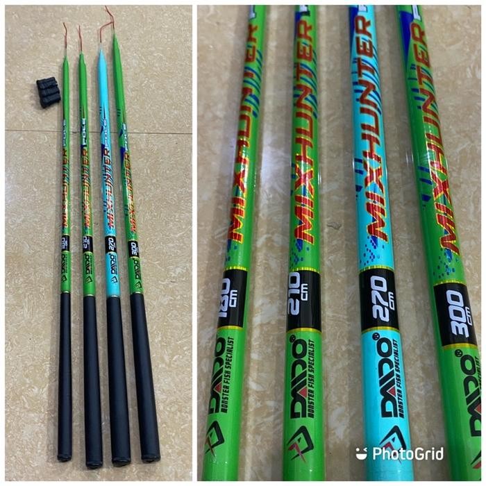 (Expert) Joran tegek daido / elito 210/300/360/450 bahan fiber