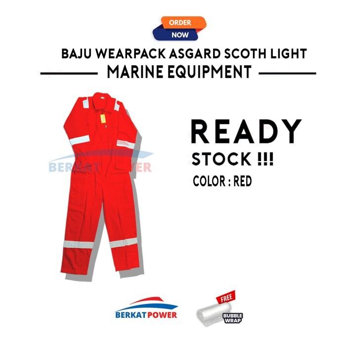 Expert BAJU WEARPACK ASGARD SCOTH LIGHT MERAH ORANGE BIRU SAFETY