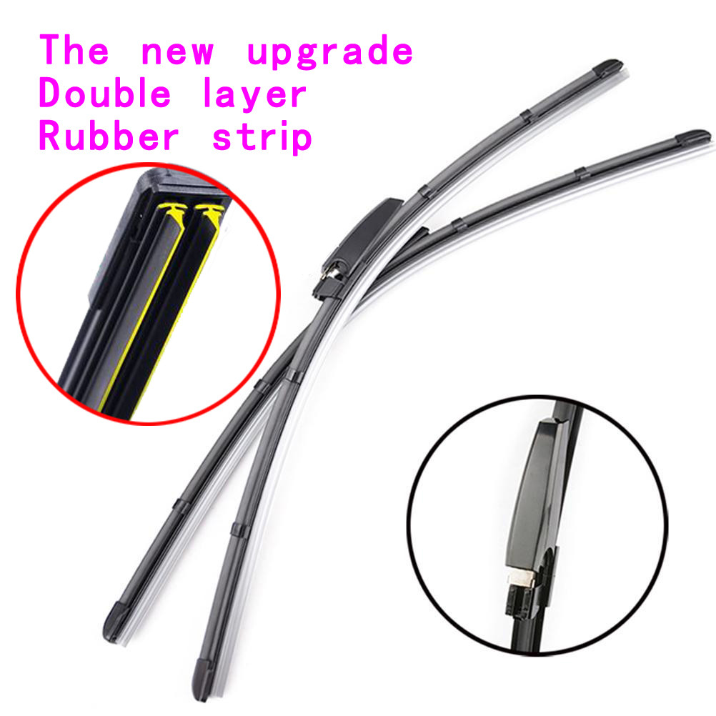 2PCS/Set Windshield Wiper Blades Front Window Fit For AUDI A4 B6 B7