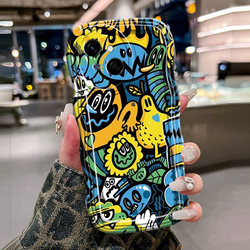 Casing Hp Untuk Tecno Spark Go 1 Case Casing pola Monster kacau Kesing HP Kasing Silikon Softcase ge