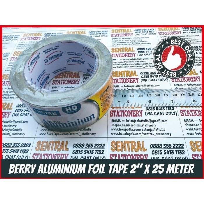 Expert Aluminium Foil Tape Isolasi Anti Tahan Panas Lem Panci Knalpot Talang