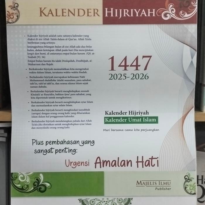 

Kalender Hijrah Terbaru