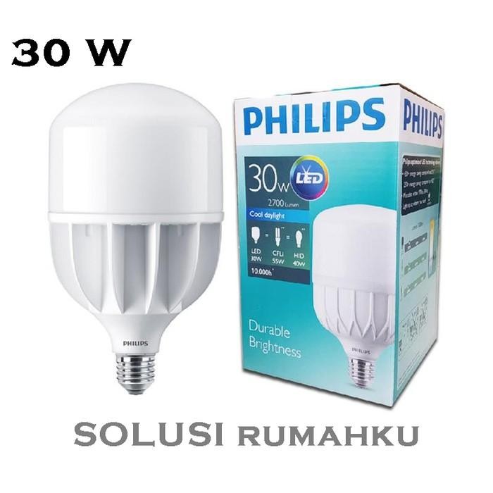 (Expert) LAMPU PHILIPS LED BULB 30W PUTIH 30 W WATT BOHLAM PHILLIP