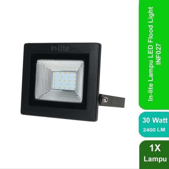 (Expert) Lampu Sorot LED / Lampu Flood Light LED InLite 30 Watt