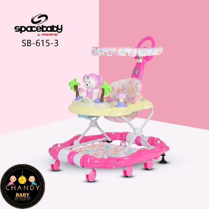 BABY WALKER SPACE BABY SB 615-3 Dudukan Roda
