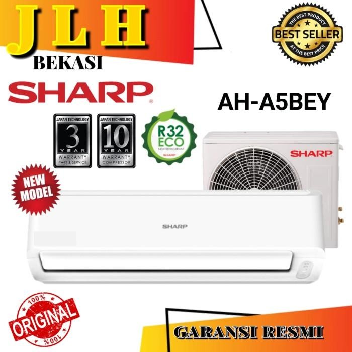 [Expret] AC SHARP AH-A5 UCY 1/2pk TURBO COOL SERIES R32 0.5pk Garansi 10th 5ucy