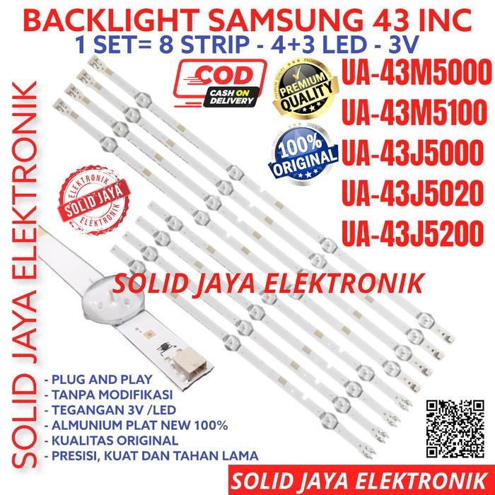 [Expret] BACKLIGHT TV SAMSUNG 43 INC INCH UA 43J5000 43J5100 43M5100 7K 3V BL