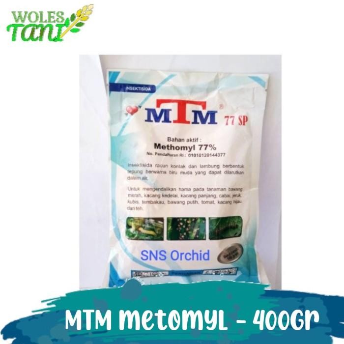 MTM Metomil 70 Persen 400 Gram Insektisida Ulat Grayak