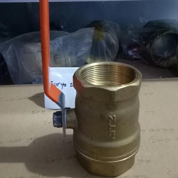 [Expert] kran air 2 inch Ball Valve original kuningan