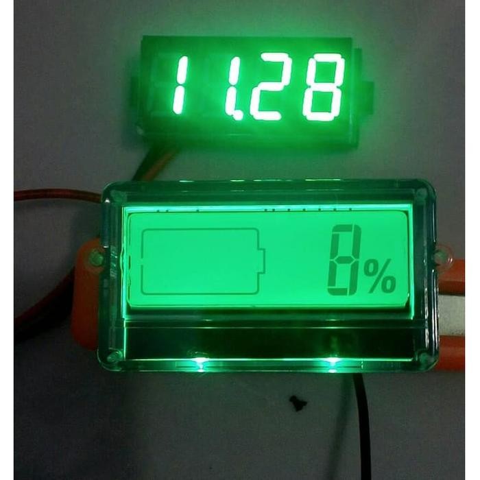 Waterproof Display Lcd Battery Baterai Capacity Kapasitas Meter Tester