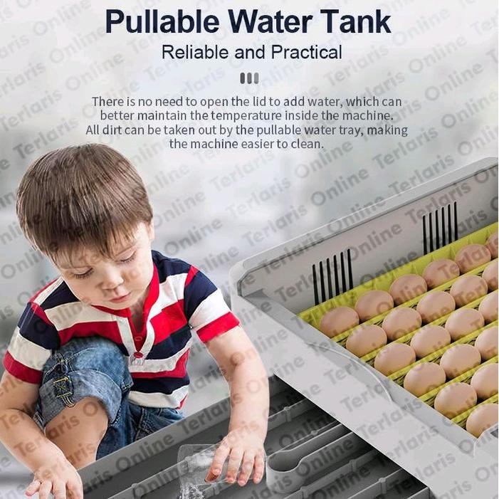 MESIN TETAS TELUR HHD 36 FULL OTOMATIS SMART INCUBATOR INKUBATOR PINTAR