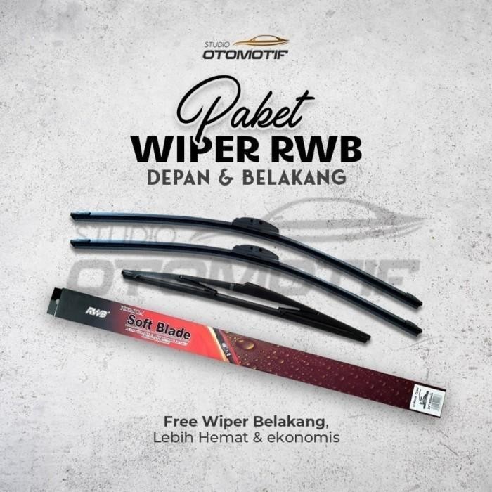 BUNDLING RWB SOFT WIPER SUZUKI XL7 XL 7 3 PCS