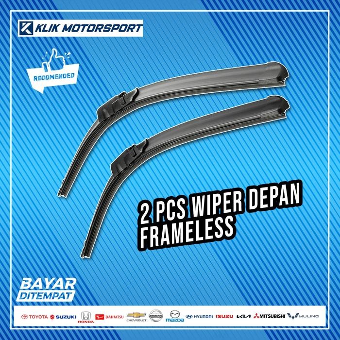WIPER DAIHATSU ESPASS / WIPER MOBIL FRAMELESS - 1 SET DEPAN