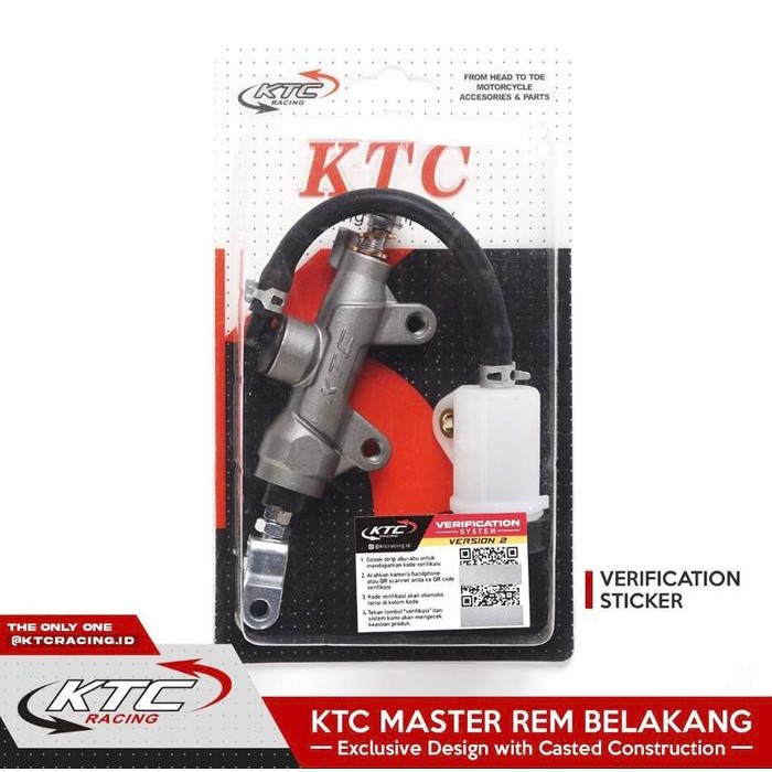 MASTER REM KTC - TONJOKAN MASTER REM BELAKANG KTC RACING UNIVERSAL