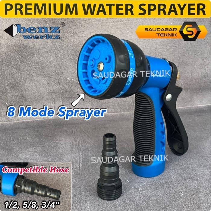 Semprotan Air Taman Tanaman Kebun Garasi Selang Spray Gun Cuci Mobil