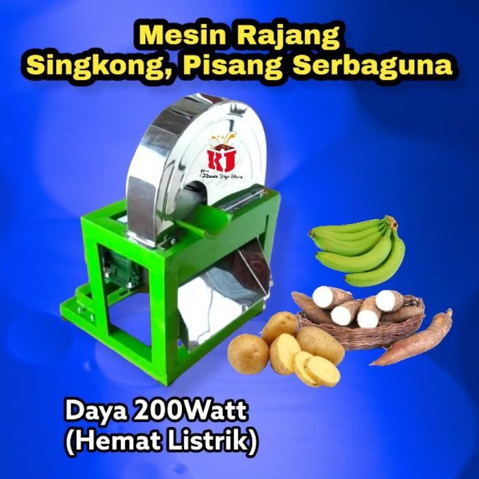 Colgate - Mesin Rajang Pemotong Singkong Ketela /Alat Membuat Keripik - Listrik 200 watt
