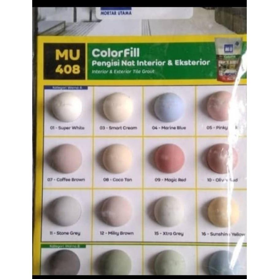 [Expert] MU Mortar Utama 408 Pengisi Nat Keramik