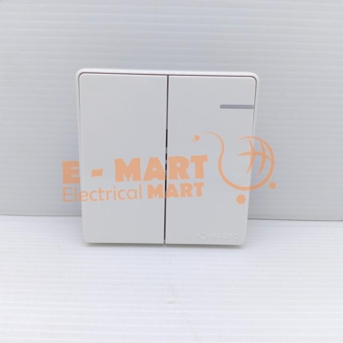 [Expert] Masko AUSTIN Saklar Seri A-612 / Saklar Double/ Saklar Ganda Minimalis