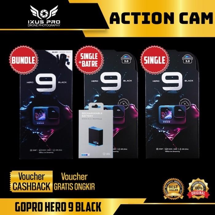 [Expert] GoPro Hero 9 Black SPECIAL BUNDLE Action Camera Go Pro Hero 9 Black -