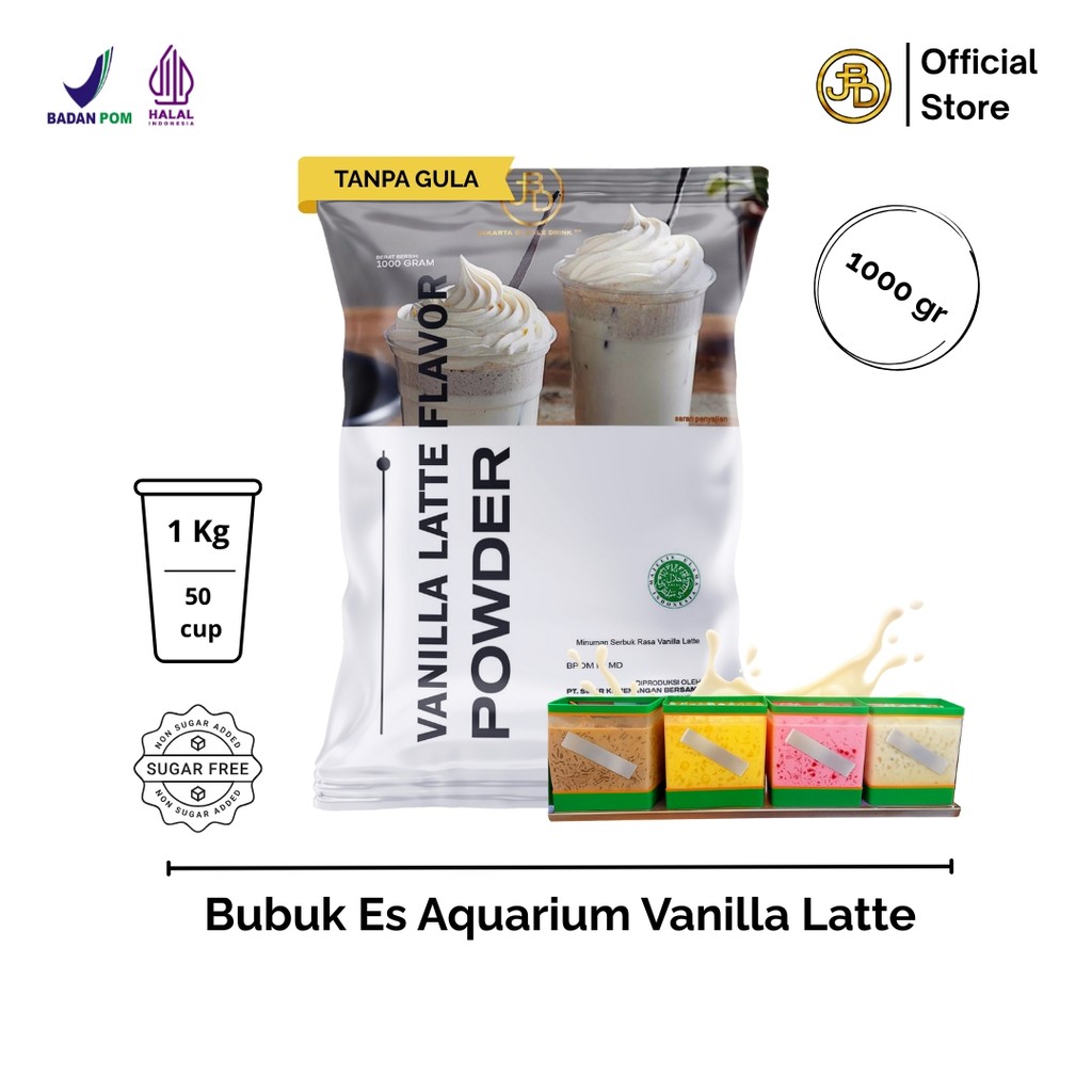 

Vanilla Latte Powder 1Kg untuk Es Aquarium Ala Cafe | JBD