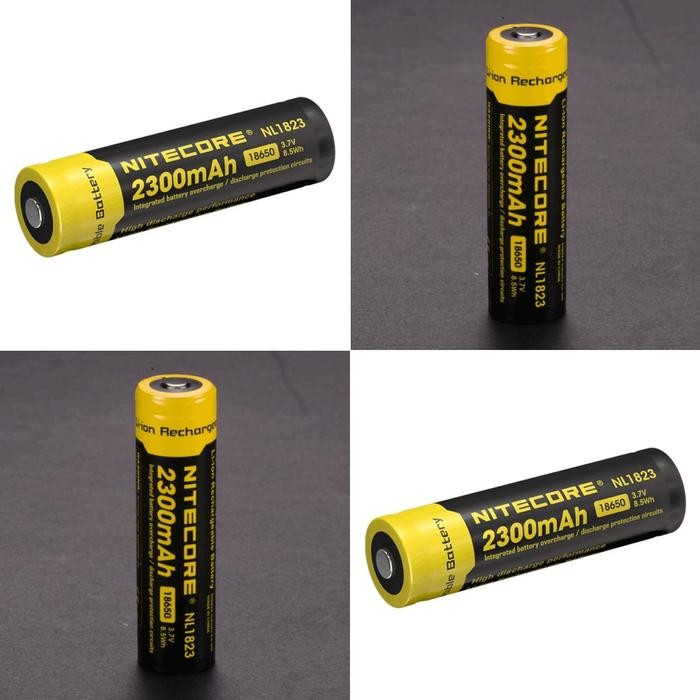 Nitecore Nl1823 Original Baterai Senter 18650 2300Mah Rechargeable