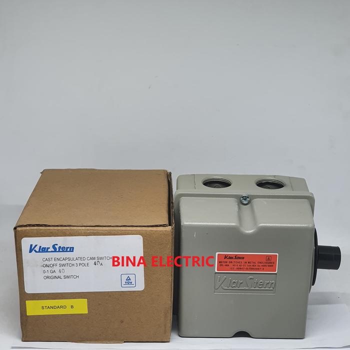 Paling Baik Cam Starter / Cam Stater Klar Stern Ga 3P 40A I-0 (On-Off) Ga40-3P